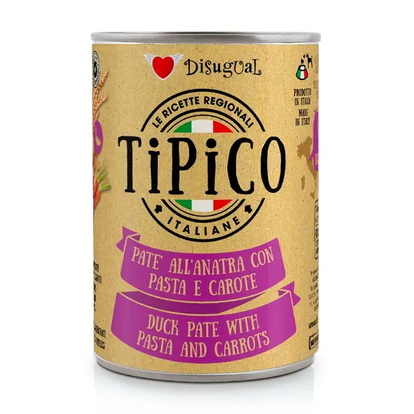 Disugual TIPICO Duck Pate with Pasta and Carrots - с патешко, паста и моркови