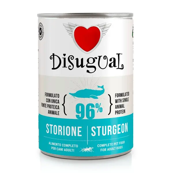 Disugual Sturgeon - пълноценна храна за кучета с един източник на животински протеин, с есетра