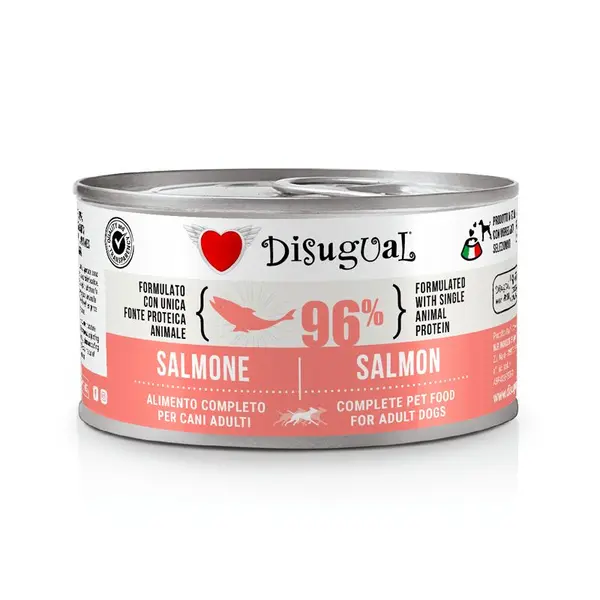Disugual Salmon - пълноценна храна за кучета с един източник на животински протеин, със сьомга