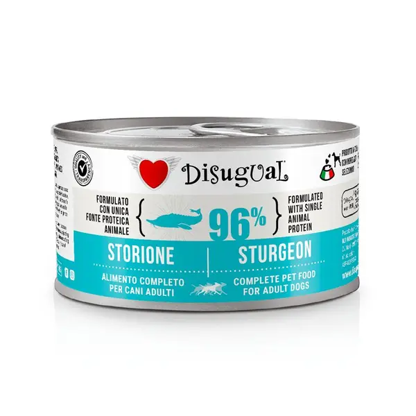 Disugual Sturgeon - пълноценна храна за кучета с един източник на животински протеин, с есетра