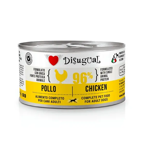 Disugual Chicken - пълноценна храна за кучета с един източник на животински протеин, с пилешко