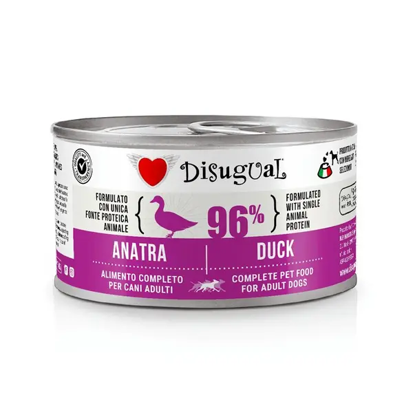 Disugual Duck - пълноценна храна за кучета с един източник на животински протеин, с патешко