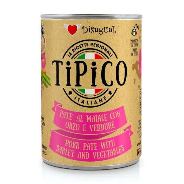 Disugual TIPICO Pork with Barley and Vegetables - със свинско, ечемик и зеленчуци