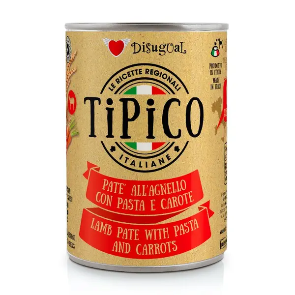 Disugual TIPICO Lamb Pate with Pasta and Carrot - с агнешко, паста и моркови