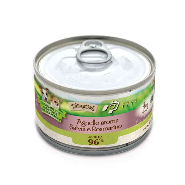 Disugual PROFESSIONAL PETS Lamb with Rosmarin - пълноценна храна за кучета с един източник на животински протеин, агнешко с розмарин