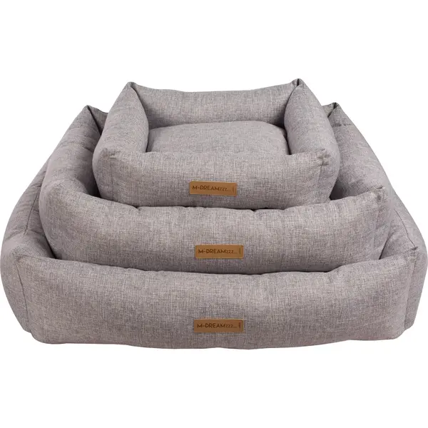 M-Pets OLERON Basket - меко легло за кучета, сиво , L - 95 / 75 см
