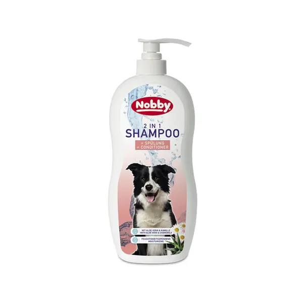 Nobby 2in1 Shampoo - 2 в 1 Шампоан с балсам, подходящ за всички породи кучета - 300 мл