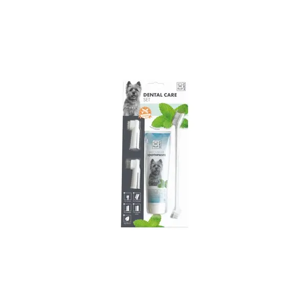 M-Pets Dental Care set - Комплект за почистване на зъби от 4 части