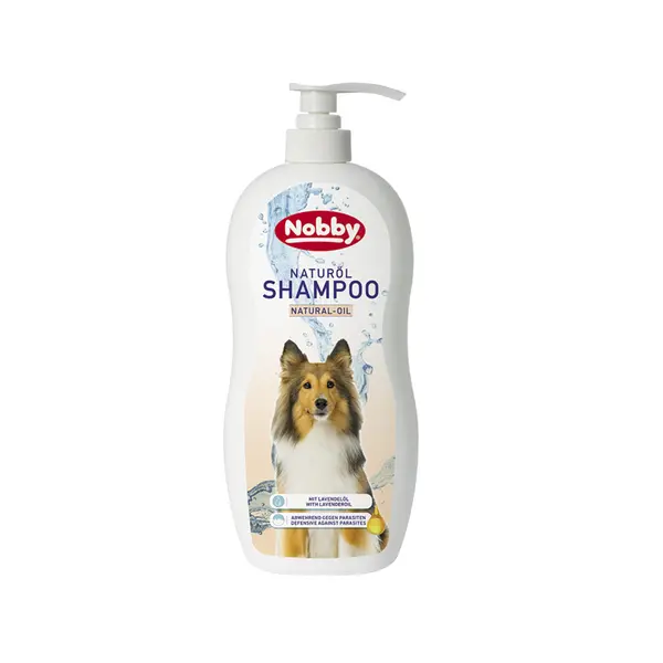 Nobby Natural Oil Shampoo - Шампоан, отблъскващ паразитите и неутрализиращ миризмите - 1000 мл