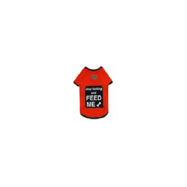 Dubex STOP TEXTING AND FEED ME - Тениска за куче