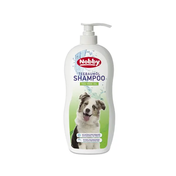 Nobby Tea Tree Oil Shampoo - Шампоан, отблъскващ паразитите и облекчаващ дразненето на кожата - 1000 мл