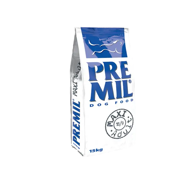 Premil Maxi Adult  -  пълноценна храна за кучета над 1 година от средни и едри породи с пилешко месо  - 15 кг