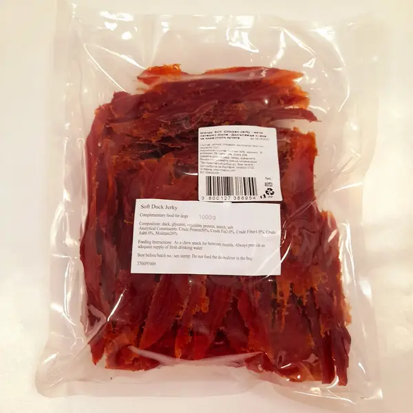 Wanpy Soft Duck Jerky - премиум клас меко патешко филе, печено на фурна - 1 кг