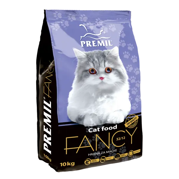 Premil Fancy - пълноценна храна за капризни котки с пилешко и патешко месо