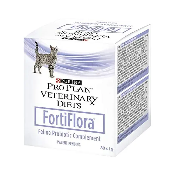 Purina Pro Plan Veterinary Diets Cat - FortiFlora - хранителна добавка за котки със стомашно-чревни проблеми 30 x 1 гр.