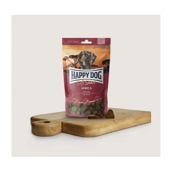 Happy Dog Soft Snack Africa - мек снакс с месо от щраус - 100 гр