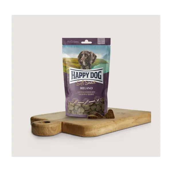 Happy Dog Soft Snack Ireland - мек снакс със заешко и сьомга - 100 гр
