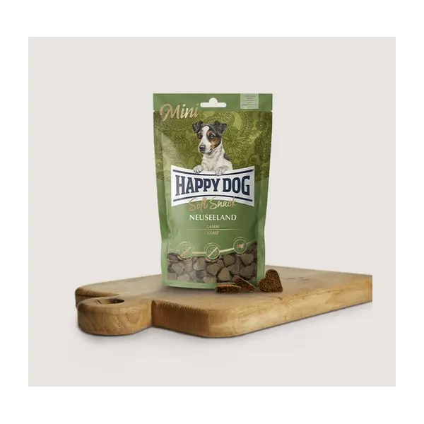 Happy Dog Soft Snack Mini Neuseeland - мек снакс с агнешко месо  за кучета от дребни породи - 100 гр