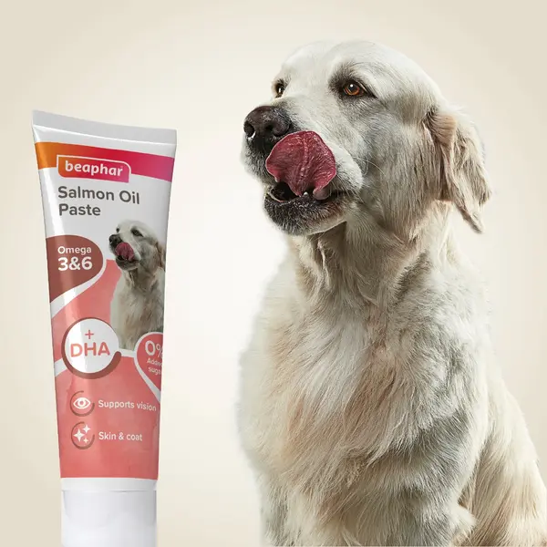 Beaphar Salmon Oil Paste for Dogs - Паста за кучета с масло от сьомга - 100 г