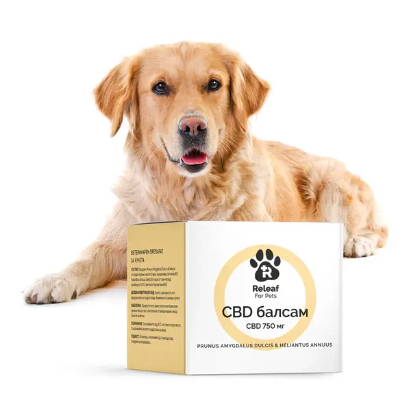 Releaf For Pets CBD Балсам - при екземи и кожни заболявания с 750мг CBD - 50мл.