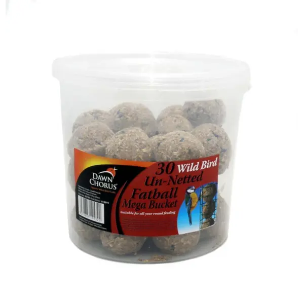 Pet Brands Dawn Chorus Fat Balls unnetted - Мастни топки за диви птици от семена - 30 броя в кутия