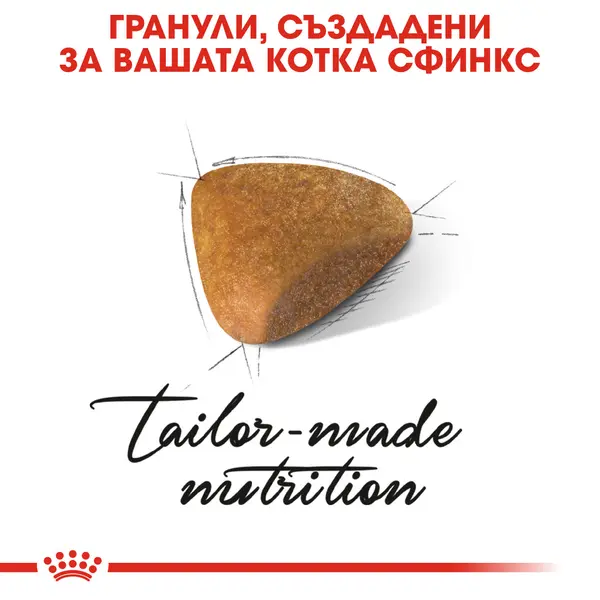 ROYAL CANIN® SPHYNX - пълноценна суха храна за котки сфинкс в зряла възраст над 12 месеца