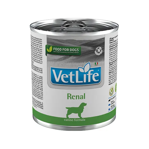 Farmina Vet Life Renal - пълноценна диетична храна за кучета с бъбречна недостатъчност 400гр