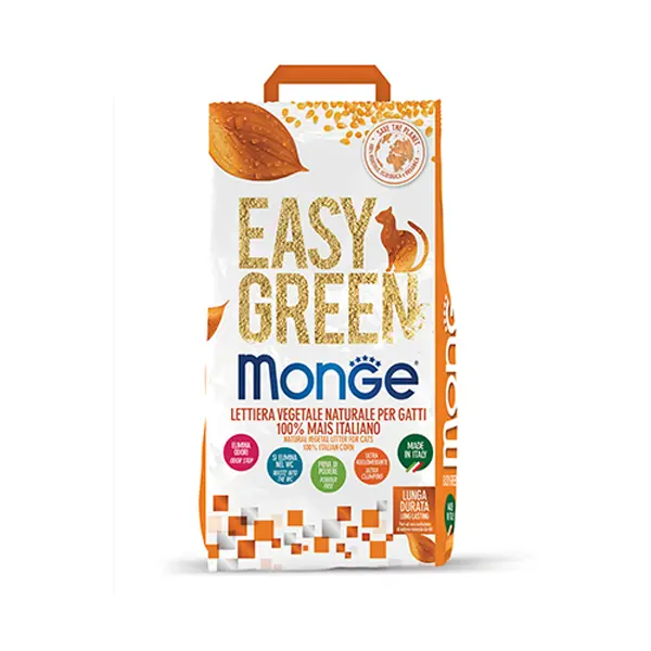 EASY GREEN 100% Corn - натурална растителна тоалетна за котки 100% царевица