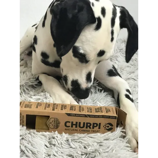 CHURPI Natural Dog Snack Medium - Натурално дентално лакомство за кучета от дребни породи  до 10 кг, 11-13 см, 70 гр