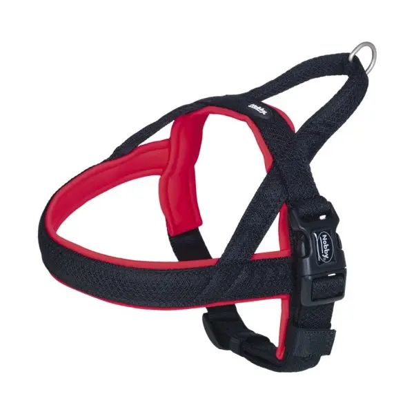 Nobby Mesh Preno Harness - нагръдник за кучета, червен цвят, различни размери-38-50 см./20-25 мм.