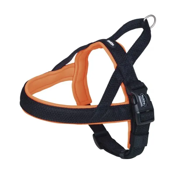 Nobby Mesh Preno Harness - нагръдник за кучета, оранжев цвят, различни размери-50-64 см25-35 мм./