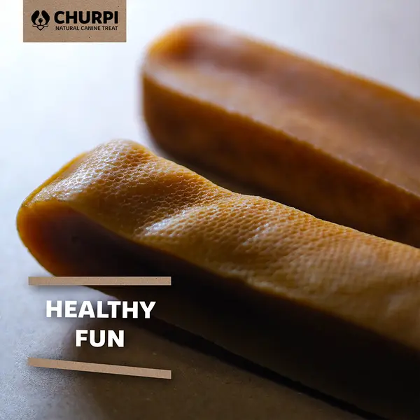 CHURPI Natural Dog Snack Medium - Натурално дентално лакомство за кучета от дребни породи  до 10 кг, 11-13 см, 70 гр