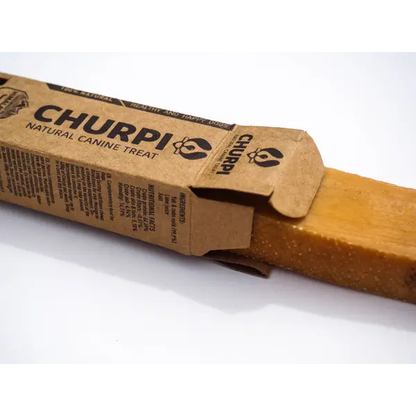 CHURPI Natural Dog Snack Small - Натурално дентално лакомство за кучета от мини породи, 7-9 см, 33 гр
