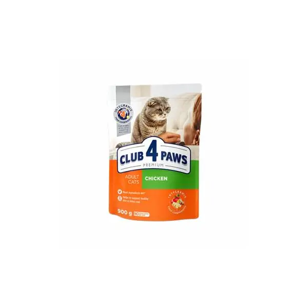Club 4 Paws Adult Cat With Chicken Премиум - храна за израснали котки с пиле различни разфасовки