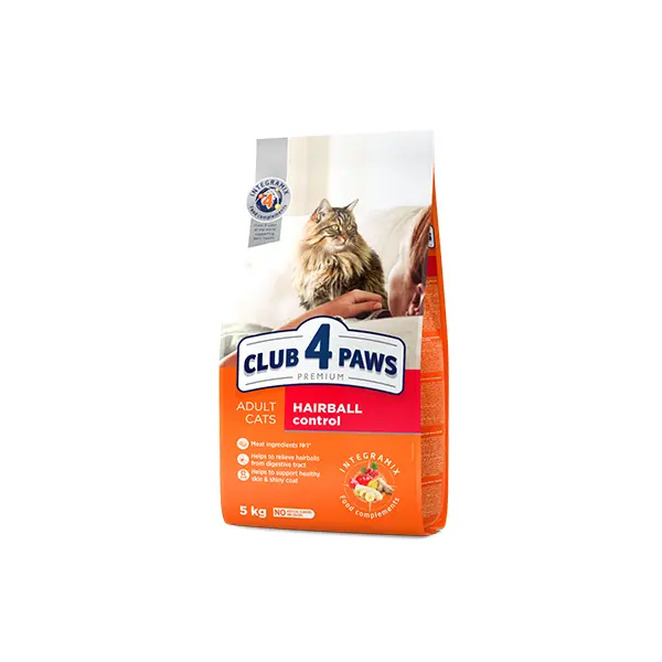 Club 4 Paws Adult Cat Hairball Control Премиум храна за израснали котки за контрол на космените топки - различни разфасовки