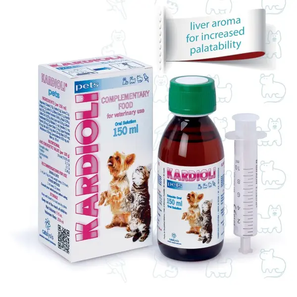 KARDIOLI Pets - При сърдечносъдови заболявания при кучета и котки - сироп 150 мл