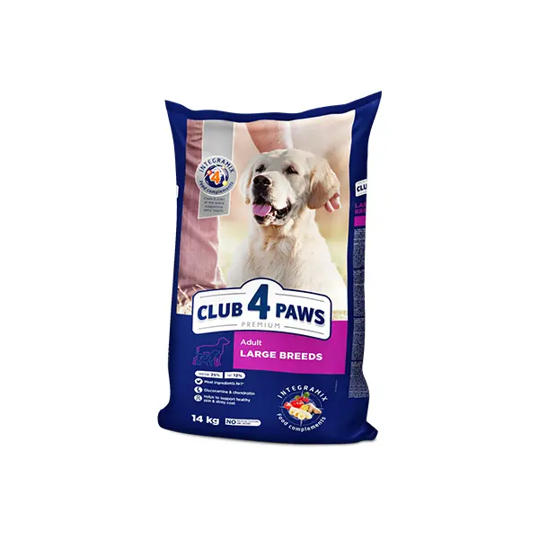 Club 4 Paws Dog Large Adult - Храна за кучета от едри породи - различни разфасовки
