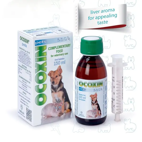 OCOXIN Pets - Допълнение към онкологичната терапия на кучета и котки - сироп 150 мл