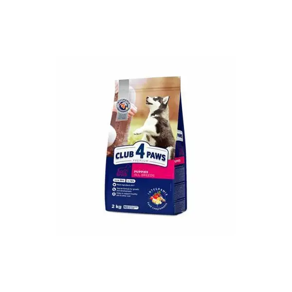 Club 4 Paws Puppy All Breed With Chicken Храна за подрастващи кучета от всички породи с пилешко - различни разфасовки