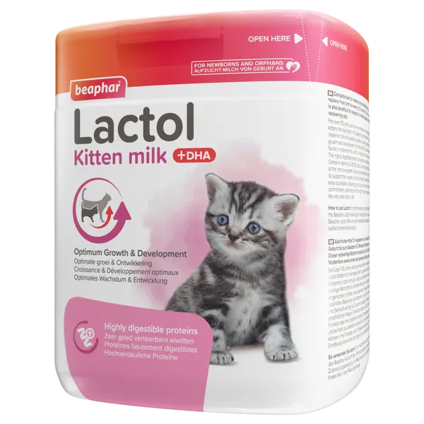 Beaphar Lactol - сухо мляко за котенца, 500 г