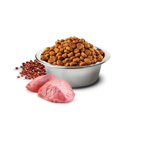 N&D Quinoa Weight Management with Lamb Adult MINI – суха храна за поддържане на идеално телесно тегло, без зърнени култури за кучета над 1 година от дребни породи, с агнешко, киноа, броколи и аспержи - 7 кг
