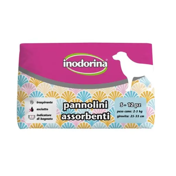 Inodorina Pannolini - Памперси за кучета тип гащички-XS
