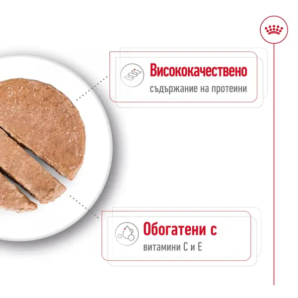 Royal Canin Medium Adult Can - Пълноценна мокра храна за кучета в зряла възраст от средни породи (от 11 до 25кг) - oт 12 месеца до 7 години, консерва 410 гр