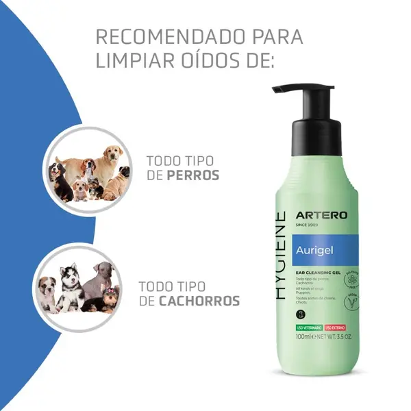 Artero Cosmetics Aurigel - гел за почистване на  уши, 100 mL