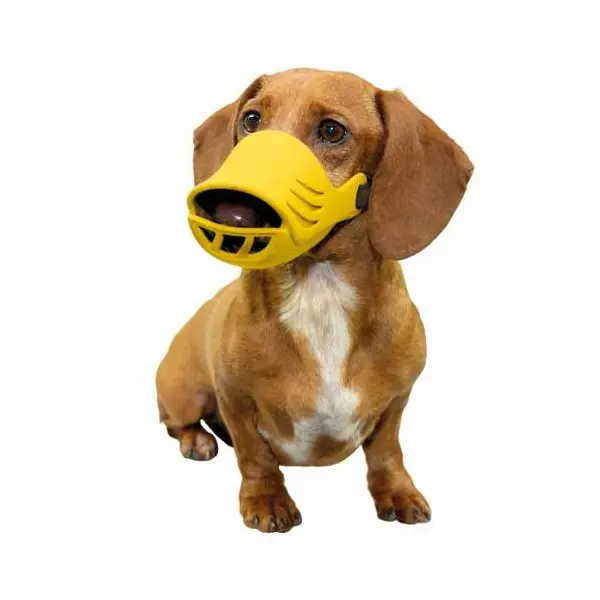 Artero Donald Muzzle Yellow S - Силиконов намордник за кучета, размер S