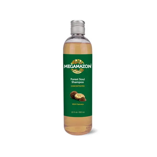 MEGAMAZON Shampoo Forest Soul 1:1 - Успокояващ и хидратиращ шампоан с купуасу, 300 мл.