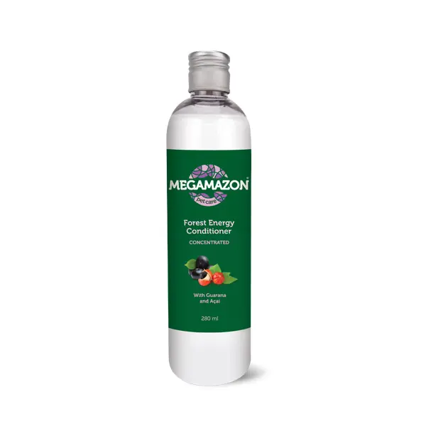 MEGAMAZON Conditioner Forest Energy 1:1 - Балсам за заздравяване на косъма с гуарана и акаи, 280 мл.