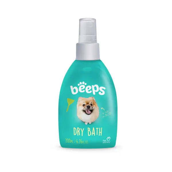 BEEPS Dry Bath - Сух шампоан за кучета и котки, 200 мл