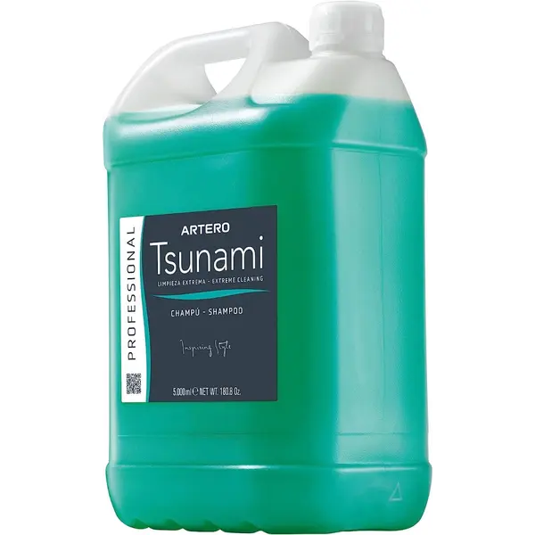 Artero Tsunami Shampoo - премахва омазняване и петна, дезодорира преди основния шампоан, 5L