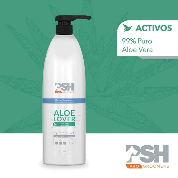 PSH Aloe Lover Шампоан - Натурален шампоан с алое вера за хидратация, 1000 мл
